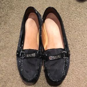 Coach Black Loafers Sz 11